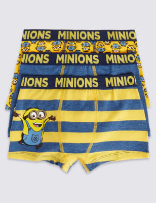 

Трусы-транки с принтом "Minion" для мальчика 3-16 лет (3 шт)