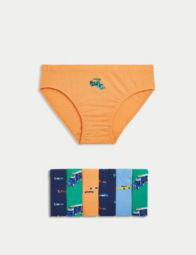 7pk Pure Cotton Days of the Week Briefs (18 Mths-7 Yrs)