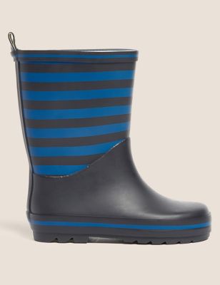 Kids' Striped Wellies (5 Small - 12 Small)