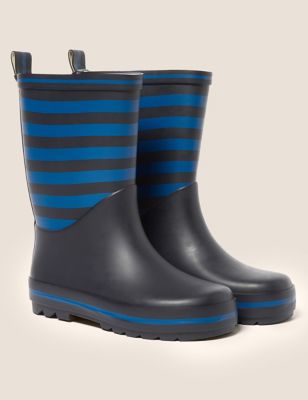 Kids' Striped Wellies (5 Small - 12 Small)