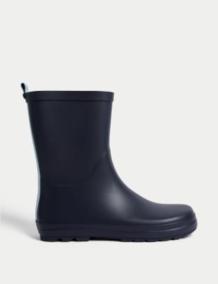Kids Metallic Wellies 4 Small 6 Large M S Collection M S