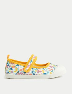 Kids' Floral Mary Jane Pumps (4 Small - 2 Large)