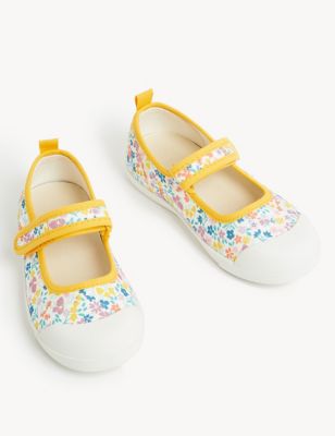 Kids' Floral Mary Jane Pumps (4 Small - 2 Large)