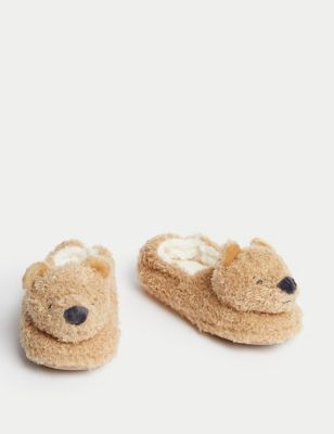 Kids' Bear Slippers (4 Small - 7 Large)