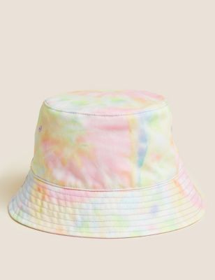 Kids' Pure Cotton Tie Dye Sun Hat (1-13 Yrs)