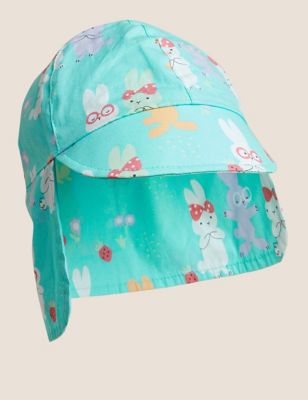 Kids' Pure Cotton Bunny Sun Hat (12 Mths - 3 Yrs)