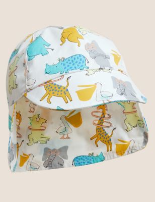 Kids' Pure Cotton Animal Legionnaire Hat (0-6 Yrs)