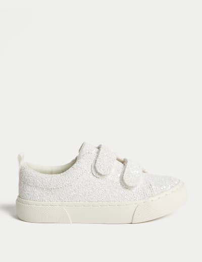 Kids Freshfeet Riptape Trainers 3 Small 3 Large Light As