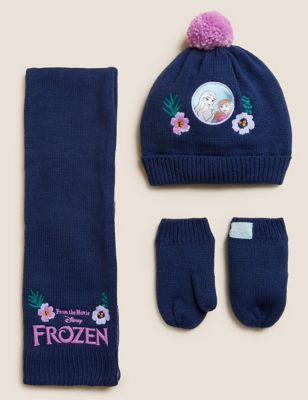 Kids' Frozen™ Hat, Scarf and Mitten Set (0-13 Yrs)
