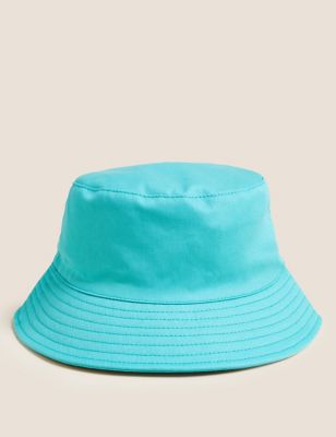 Kids' Pure Cotton Plain Sun Hat (0-13 Yrs)