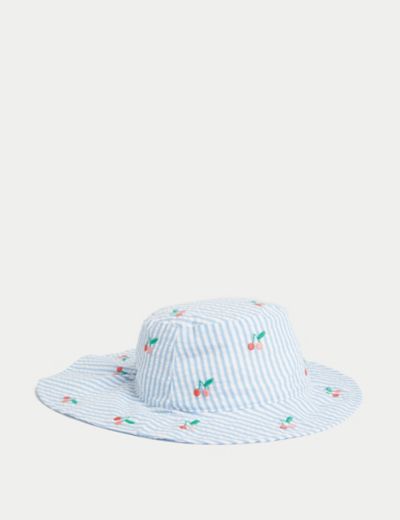 Kids' Pure Cotton Hat (1-6 Yrs), M&S Collection