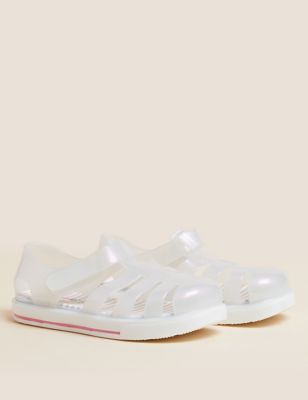 Shimmer Riptape Jelly Sandals (4 Small - 12 Small)