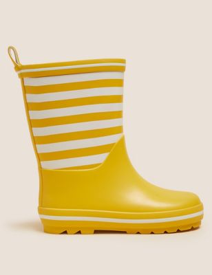 Kids' Striped Wellies (3 Small - 2 Large)