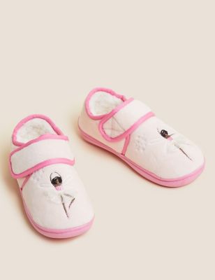 Kids’ Ballerina Riptape Slippers (4 Small - 12 Small)