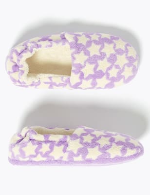 m&s girls slippers