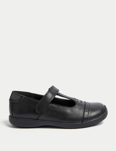 Kids Leather Frozen School Shoes 8 Small 2 Large M S