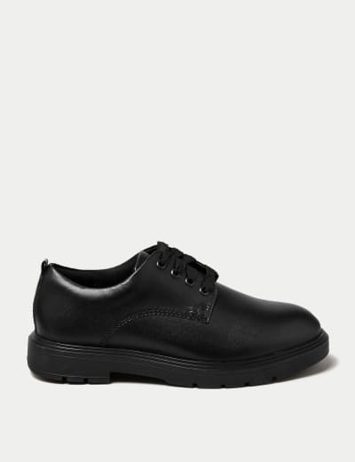 Kids Leather Lace up Brogues School Shoes 13 Small 7 Large