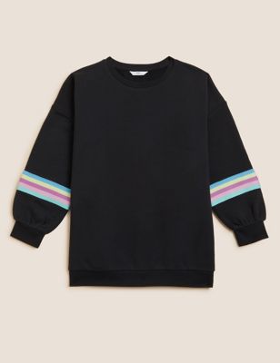 Cotton Rich Striped Sweatshirt (6-16 Yrs)