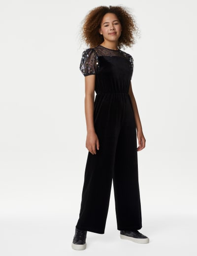 Velvet Sequin Jumpsuit (6-16 Yrs) 7 of 30