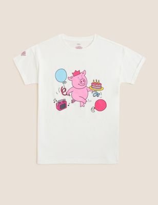 Pure Cotton Percy Pig™ T-Shirt (2-16 Yrs)