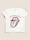Хлопковая футболка с культовым логотипом The Rolling Stones