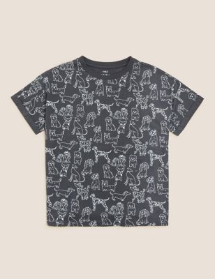 Pure Cotton Dog T-Shirt (6-16 Yrs)