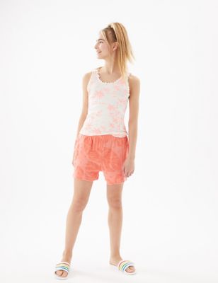 Pure Cotton Towelling Shorts (6-16 Yrs)