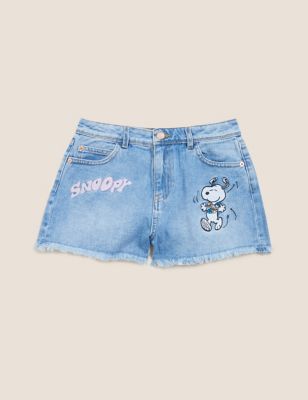 Denim Snoopy™ Shorts (6-16 Yrs)