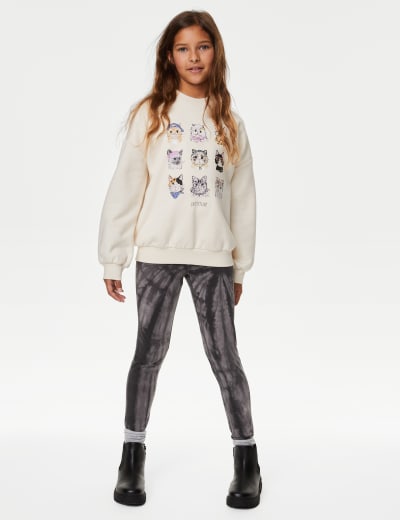 Cotton Rich Velvet Leggings 3 13 Yrs FatFace M S