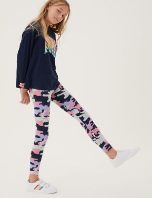 Cotton Rich Camouflage Leggings (6-16 Yrs)