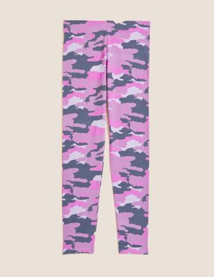 Cotton Rich Camouflage Print Leggings (6-16 Yrs)