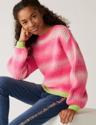Striped Knitted Jumper (6-16 Yrs)