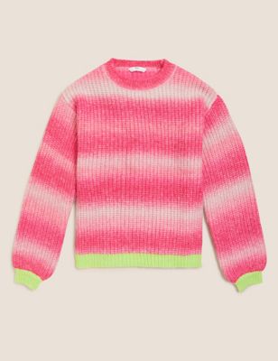Striped Knitted Jumper (6-16 Yrs)