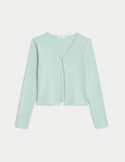 Embellished Knitted Cardigan (4-14 Yrs) | Reiss | M&S