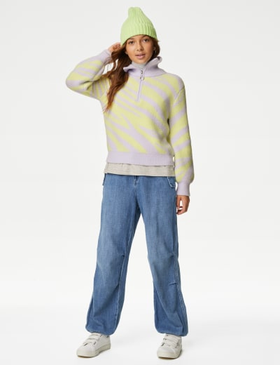 M&s zebra jumper discount