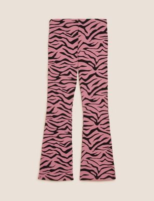 Cotton Rich Zebra Print Leggings (6 - 16 Yrs)