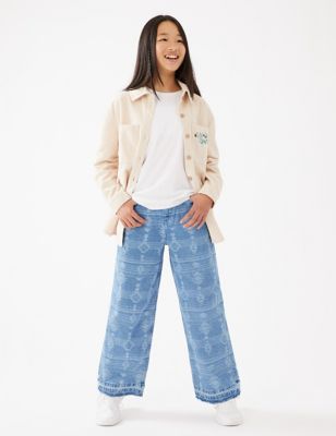 Regular Denim Patterned Jeans (6-16 Yrs)