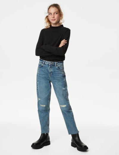 Straight leg deals denim jeggings