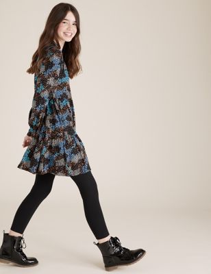 Woven Floral Tiered Dress (6-14 Yrs)