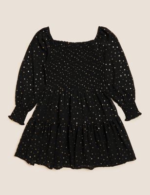 Star Print Dress (6-16 Yrs)