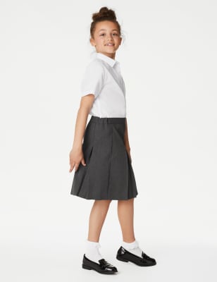 2pk Girls' Slim Leg Longer Length School Trousers (2-18 Yrs), M&S  Collection