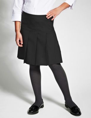 Girls’ 2 Pack Permanent Pleat Skirt With Stormwearâ ¢ Black | Myz