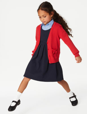 red cardigan school