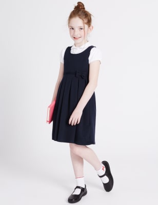 marks and spencer girls pinafore