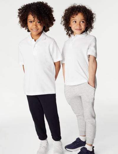 Girls' Turn Up School Shorts (2-16 Yrs), M&S Collection