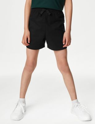 BOYS-GIRLS RED SCHOOL  PE SPORTS-GAMES SHORTS 3 TO 12 YEARS 