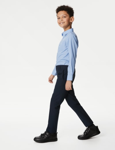 Navy blue skinny outlet leg uniform pants