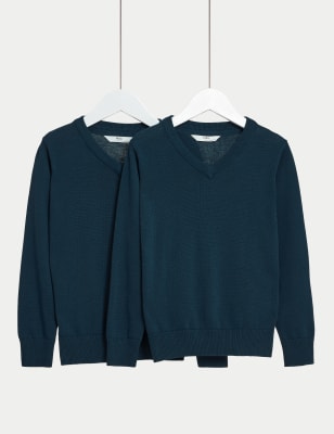 marks and spencer navy jumper