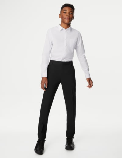 Boys Super Skinny Leg School Trousers 2 18 Yrs M S Collection