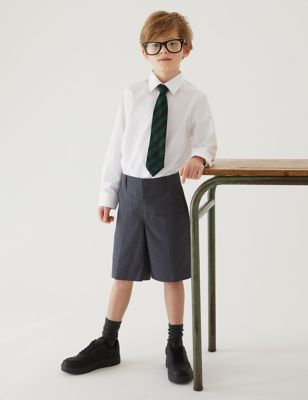 School 2pk Boys' Regular Leg Shorts (2-14 Yrs)